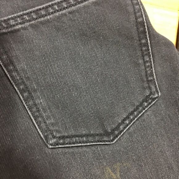 NWT Universal Threads Size 6 black straight leg frayed hem 5 pocket - Picture 7 of 10